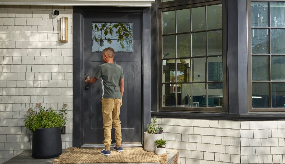 Vivint Smart Lock on home in Greensboro